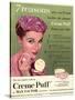 Max Factor, Creme Puff Foundation Powder Make-Up, UK, 1950-null-Stretched Canvas