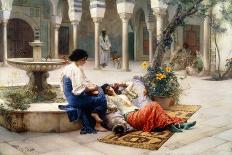 In the Courtyard of the Harem-Max Ferdinand Bredt-Giclee Print