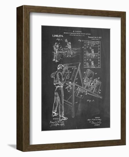 Max Fleischer Patent-null-Framed Art Print