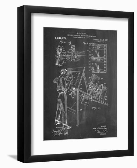 Max Fleischer Patent-null-Framed Art Print