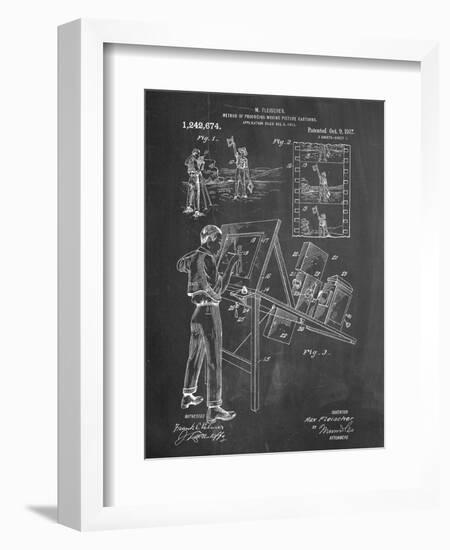 Max Fleischer Patent-null-Framed Art Print