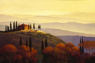 Art Fronckowiak Toscano Valley I  Landscapes European Tuscany Print Poster 24x30