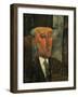 Max Jacob, writer and art critic (1916).-Amedeo Modigliani-Framed Giclee Print