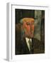 Max Jacob, writer and art critic (1916).-Amedeo Modigliani-Framed Giclee Print