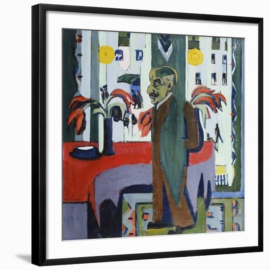 Max Liebermann in his Studio-Ernst Ludwig Kirchner-Framed Giclee Print