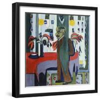 Max Liebermann in his Studio-Ernst Ludwig Kirchner-Framed Giclee Print