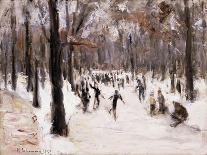 Skaters in the Tiergarten, Berlin; Eislaufer Im Berliner Tiergarten, 1924-Max Liebermann-Giclee Print