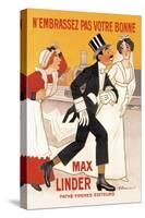 Max Linder Movie Poster-null-Stretched Canvas