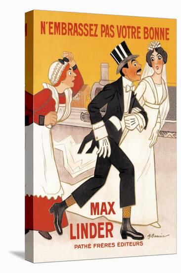 Max Linder Movie Poster-null-Stretched Canvas