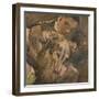 Max Mainzer with a Siberian Greyhound, 1917-Lovis Corinth-Framed Giclee Print