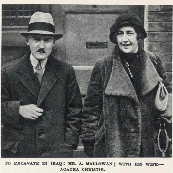 'Max Mallowan and Agatha Christie' Photographic Print