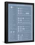 Max OSX Shortcuts (Light)-null-Framed Poster