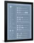 Max OSX Shortcuts (Light)-null-Framed Poster