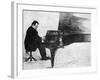 Max Reger at the Piano-null-Framed Art Print