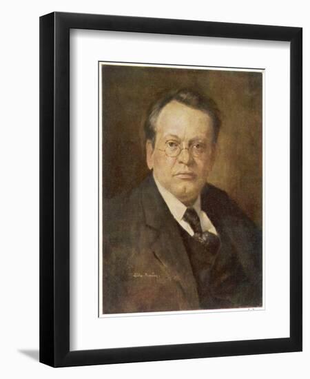 Max Reger German Composer-Ludwig Nauer-Framed Art Print