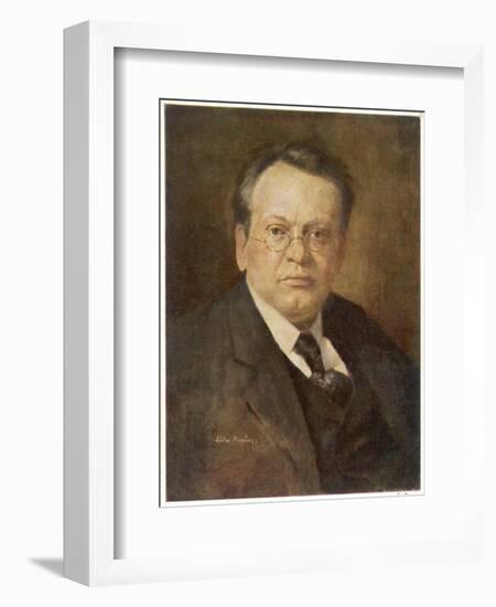 Max Reger German Composer-Ludwig Nauer-Framed Art Print