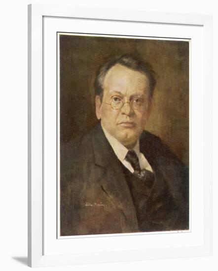 Max Reger German Composer-Ludwig Nauer-Framed Art Print