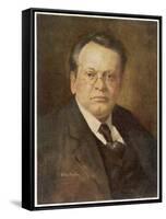 Max Reger German Composer-Ludwig Nauer-Framed Stretched Canvas