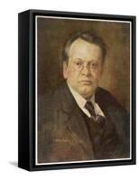 Max Reger German Composer-Ludwig Nauer-Framed Stretched Canvas