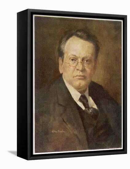 Max Reger German Composer-Ludwig Nauer-Framed Stretched Canvas