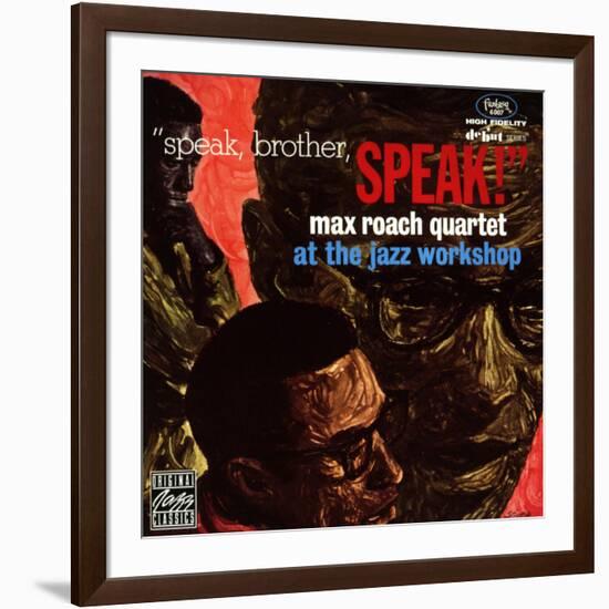 Max Roach Quartet, Speak Brother Speak! At the Jazz Workshop-null-Framed Art Print