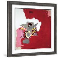 Max Roach-Jean-Michel Basquiat-Framed Art Print