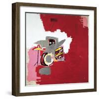 Max Roach-Jean-Michel Basquiat-Framed Art Print