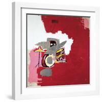 Max Roach-Jean-Michel Basquiat-Framed Art Print