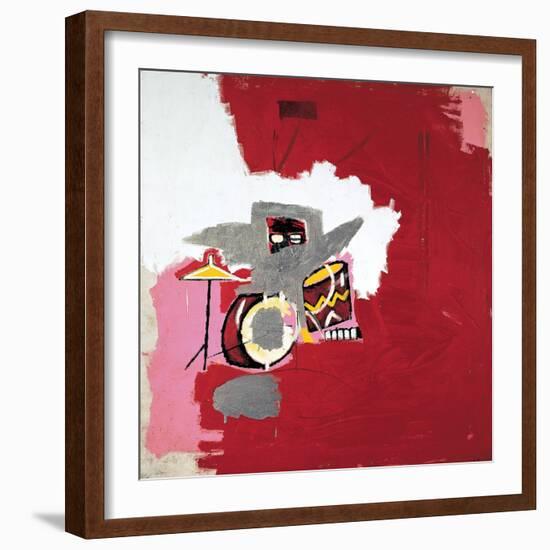 Max Roach-Jean-Michel Basquiat-Framed Art Print