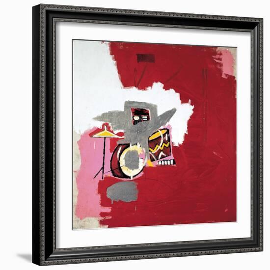 Max Roach-Jean-Michel Basquiat-Framed Art Print