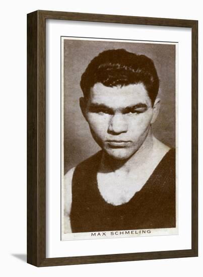 Max Schmeling, German Boxer, 1938-null-Framed Giclee Print