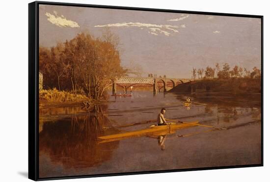 Max Schmitt in a Single Scull by Thomas Eakins-Geoffrey Clements-Framed Stretched Canvas