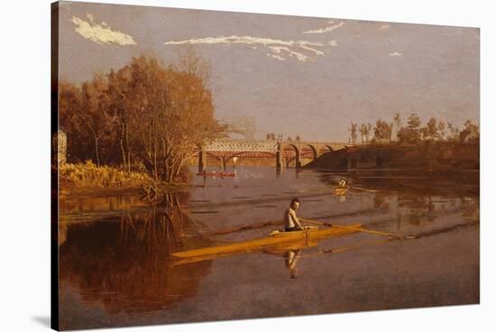 Max Schmitt in a Single Scull by Thomas Eakins-Geoffrey Clements-Stretched Canvas