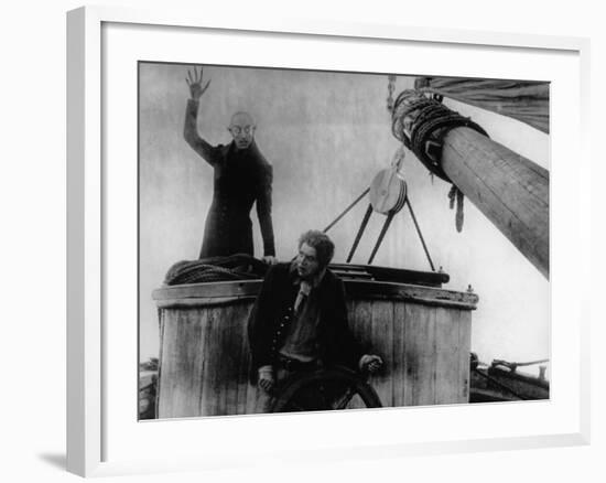 Max Schreck and Max Nemetz: Nosferatu, Eine Symphonie Des Grauens, 1922-null-Framed Photographic Print