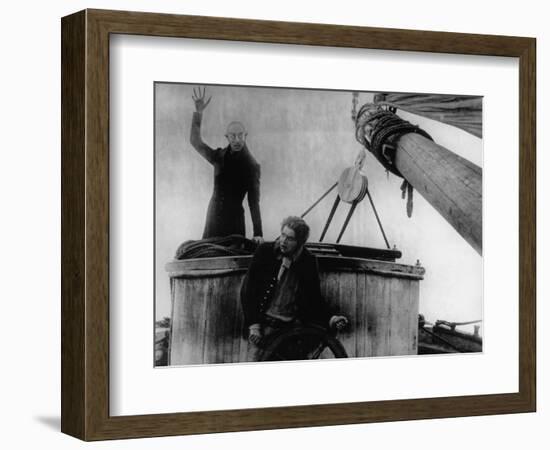 Max Schreck and Max Nemetz: Nosferatu, Eine Symphonie Des Grauens, 1922-null-Framed Photographic Print