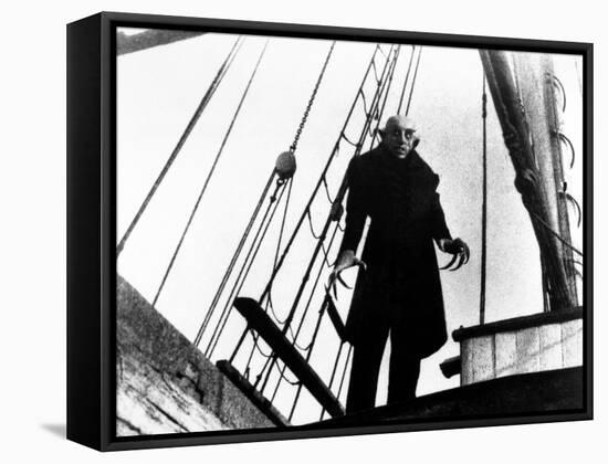 Max Schreck. "Nosferatu" 1922, "Nosferatu, Eine Symphonie Des Grauens" Directed by F. W. Murnau-null-Framed Stretched Canvas