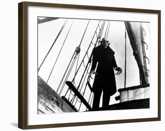 Max Schreck. "Nosferatu" 1922, "Nosferatu, Eine Symphonie Des Grauens" Directed by F. W. Murnau-null-Framed Photographic Print