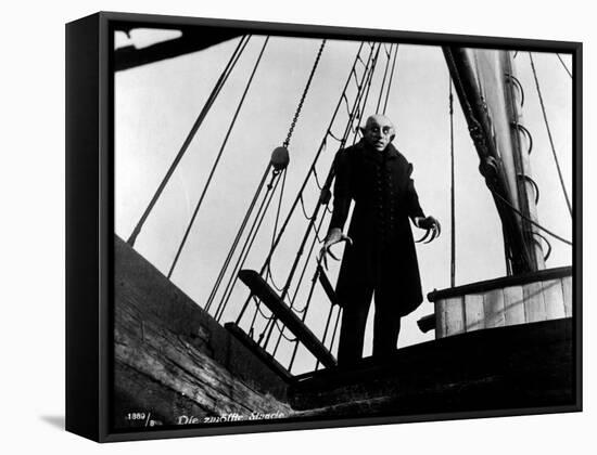 Max Schreck: Nosferatu, Eine Symphonie Des Grauens, 1922-null-Framed Stretched Canvas