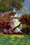 Pan by a Stream-Maxfield Parrish-Photographic Print