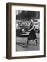 Maxi Skirt Worn by Model Linda Morand-Pierre Boulat-Framed Photographic Print