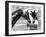 Maxi the Giraffe Gazing at Reflection in Mirror, 1980-null-Framed Photographic Print