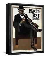 Maxim Bar, 1907-Hans Rudi Erdt-Framed Stretched Canvas