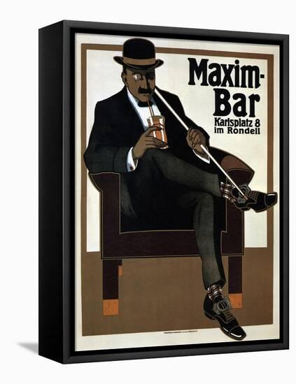 Maxim Bar, 1907-Hans Rudi Erdt-Framed Stretched Canvas