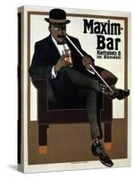 Maxim Bar, 1907-Hans Rudi Erdt-Stretched Canvas