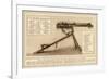 Maxim Gun Diagrammatic View of the Gun and its Mechanics-null-Framed Premium Giclee Print