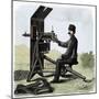 Maxim machine gun, c1895-Anon-Mounted Giclee Print