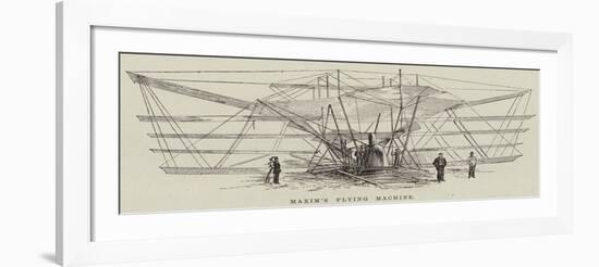 Maxim's Flying Machine-null-Framed Giclee Print