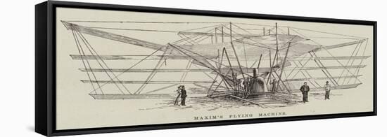 Maxim's Flying Machine-null-Framed Stretched Canvas