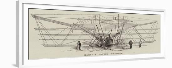 Maxim's Flying Machine-null-Framed Giclee Print