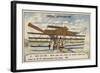 Maxim's Unsuccessful Flying Machine with 100 Hp Engine, 1890-null-Framed Giclee Print